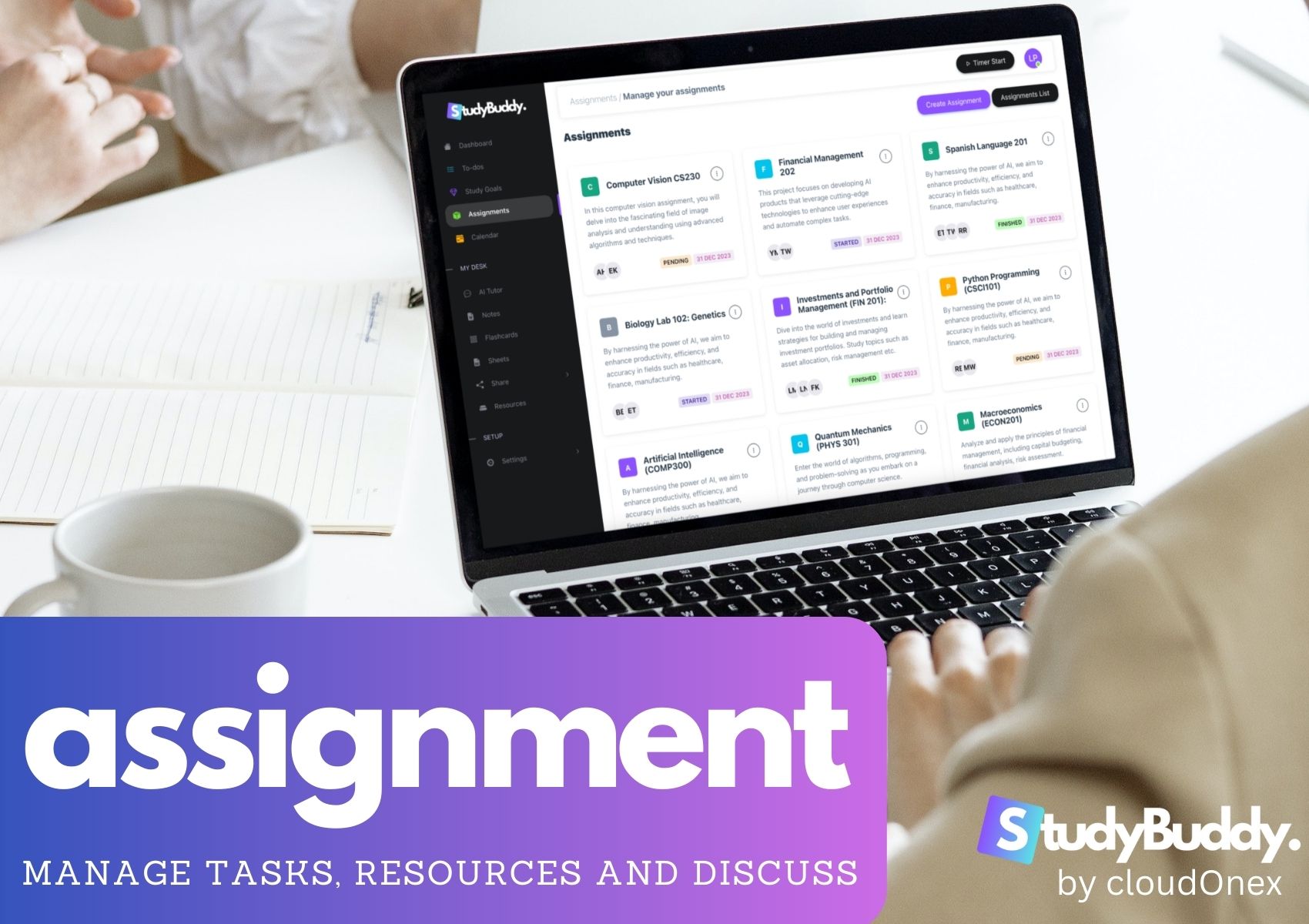 StudyBuddy SaaS - Collaborative Student Productivity Tool